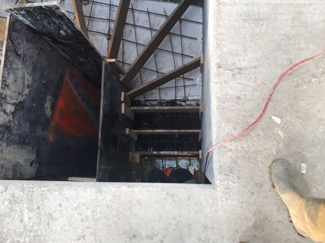 Escalier en béton