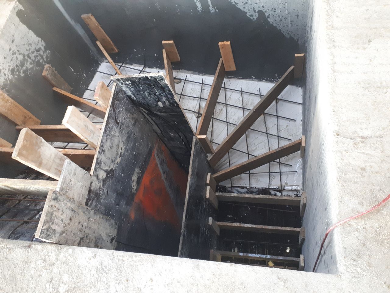 Escalier en béton