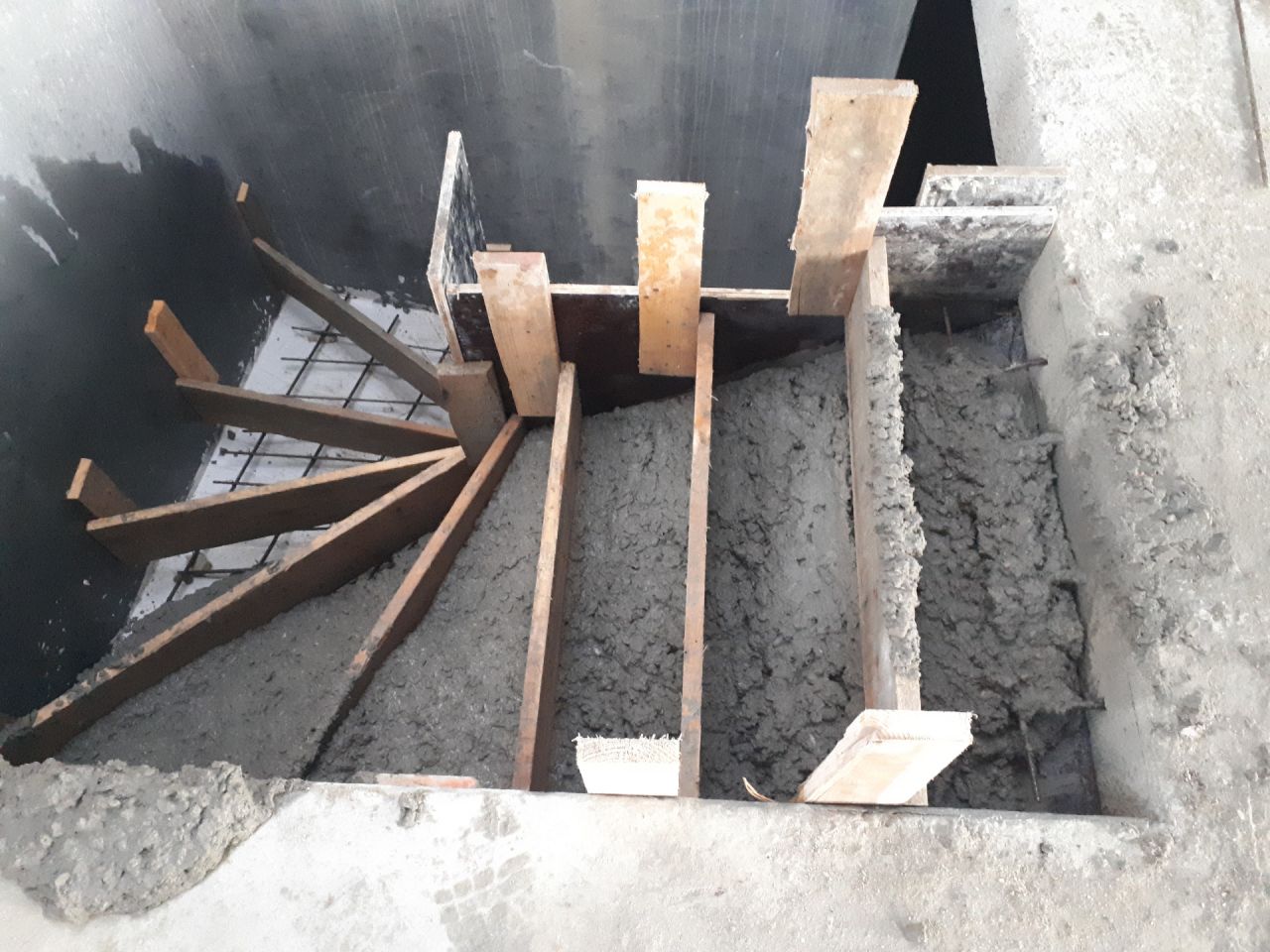 Escalier en béton