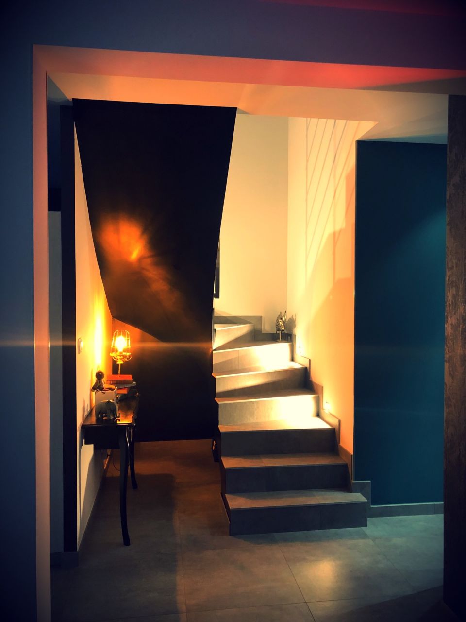 Escalier en noir