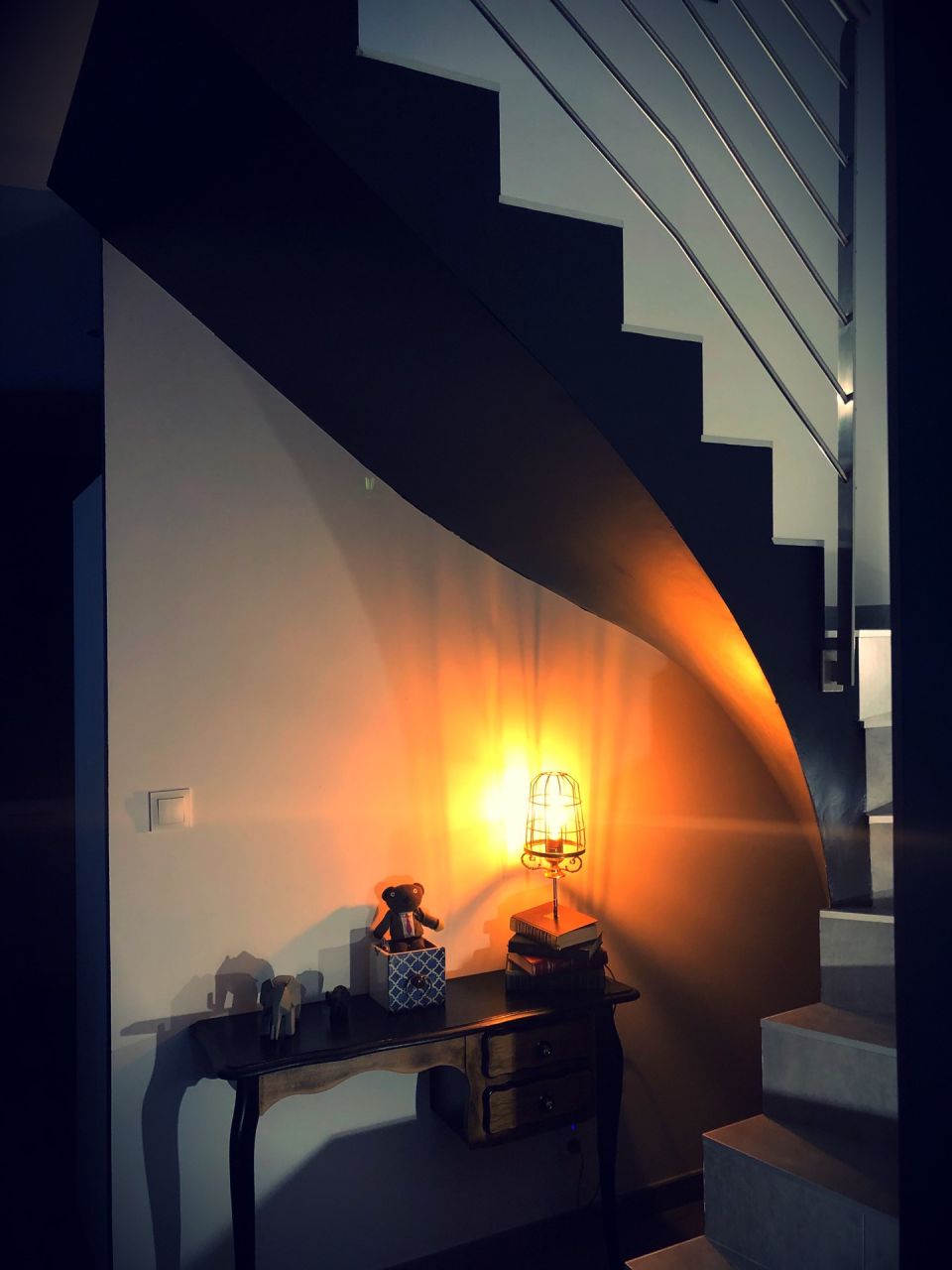 Escalier en noir