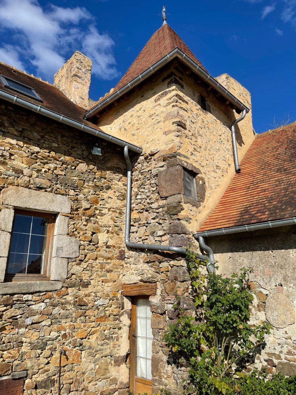 Visite avant le compromis
<br />
La tour avec la chambre du Maitre