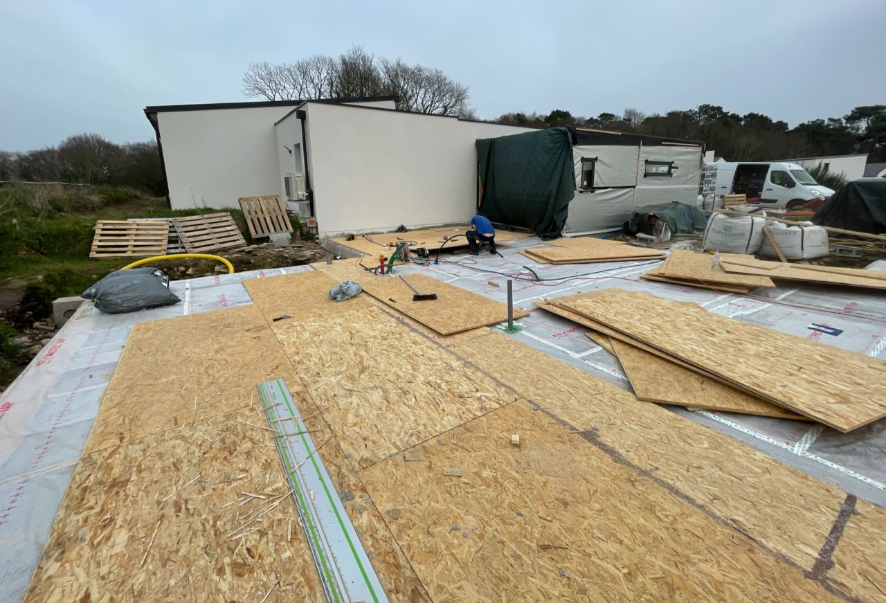 Plancher Osb pour la dalle