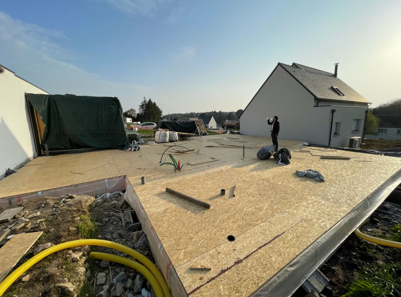 Plancher Osb terminé