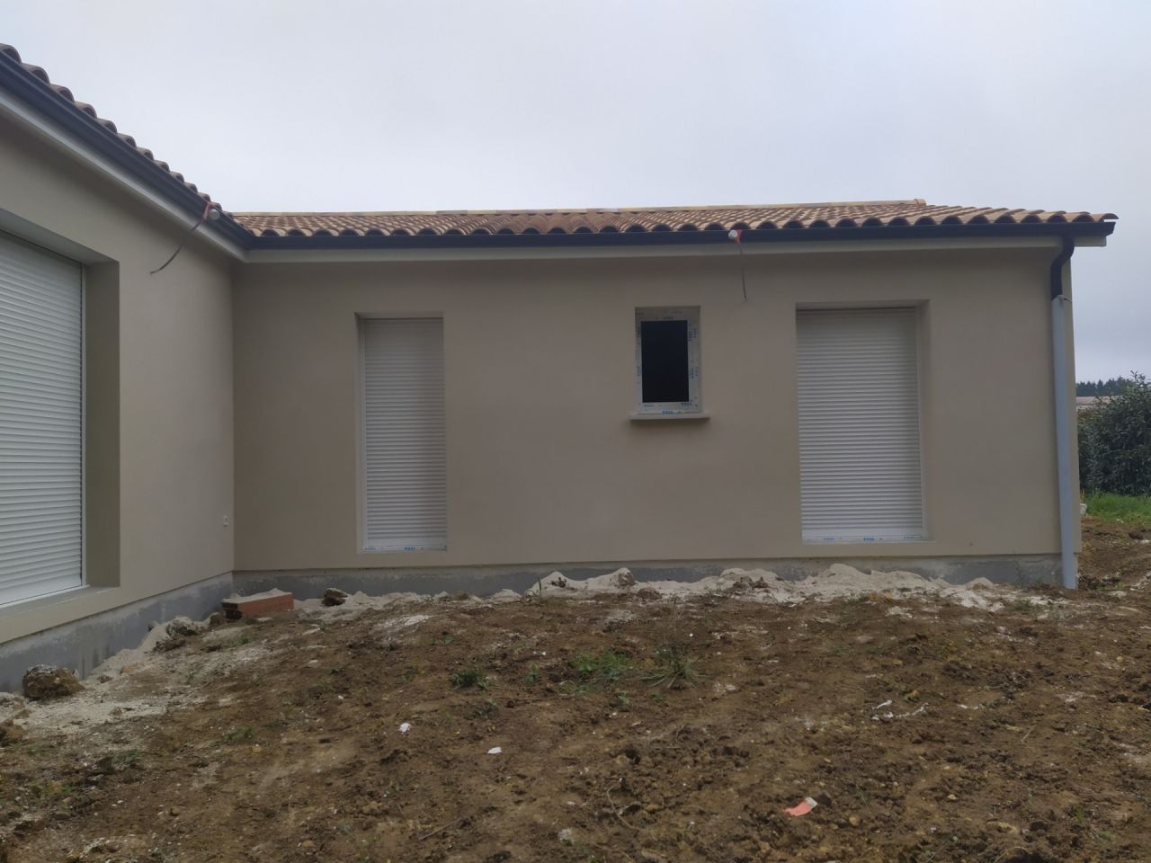 Enduit terminé
