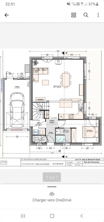 Plan RDC maison CCMI