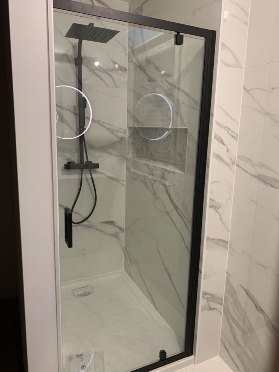 Salle de douche finalisée