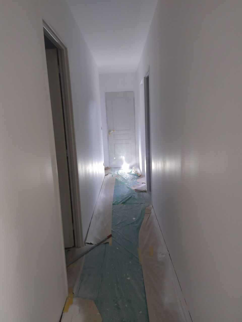 Peinture finie du couloir