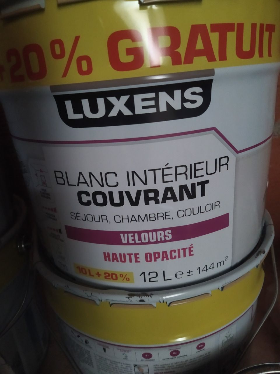 Peinture de finition de chez leroy merlin pour toutes les pièces non humides