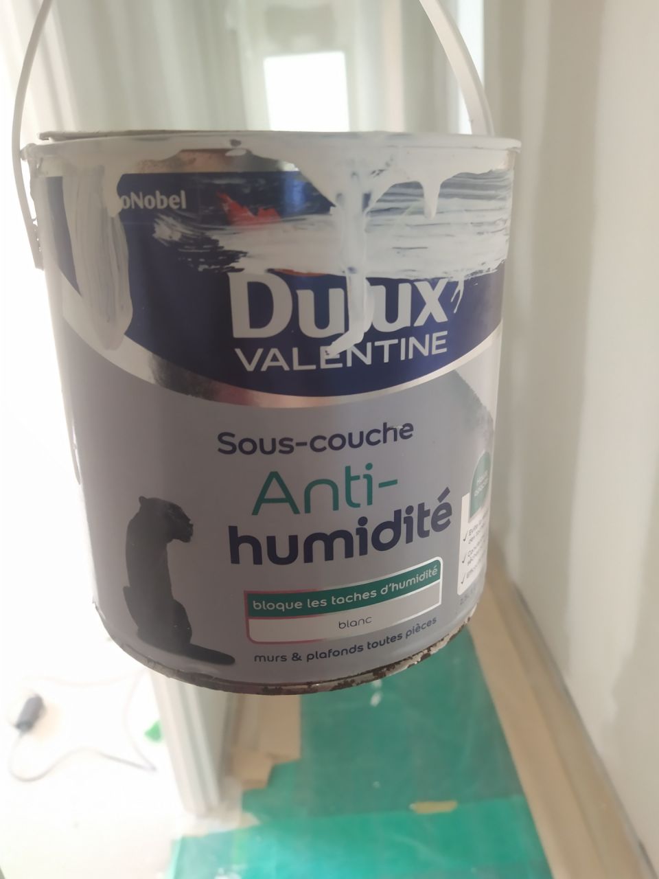 Sous-Couche anti humidité de chez Dulux Valentine pour toutes les pièces humides