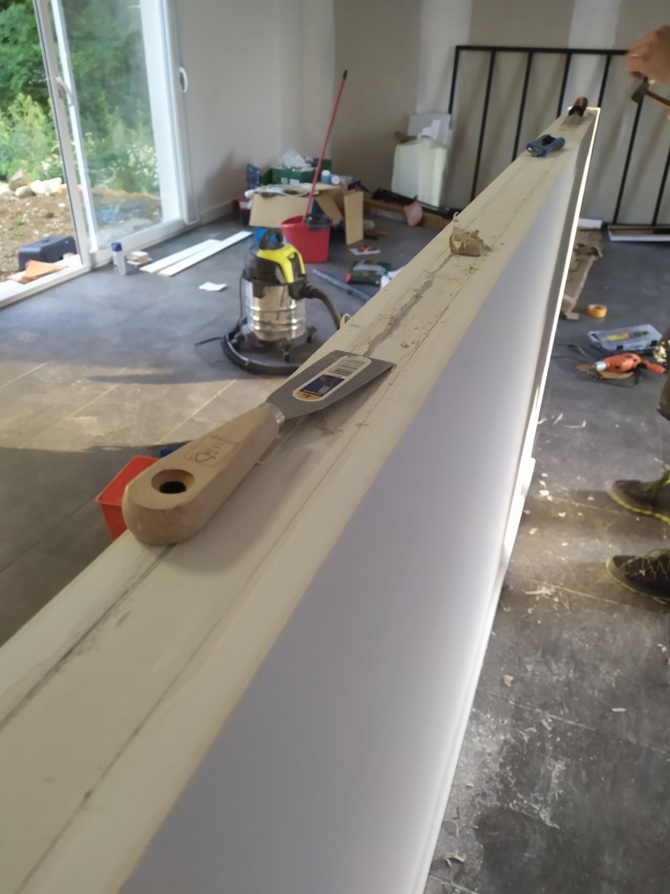 Installation de la verrière