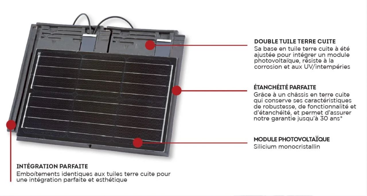 Tuile solaire Edilians alpha10