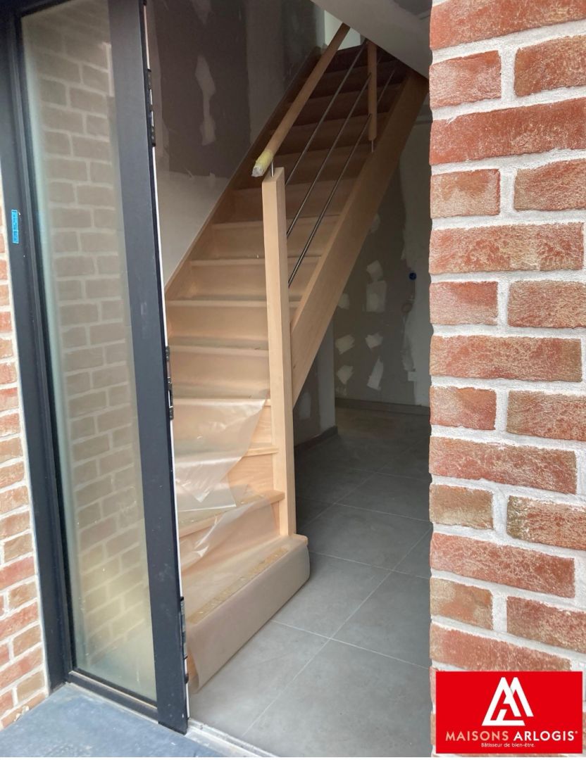 Escalier en hêtre