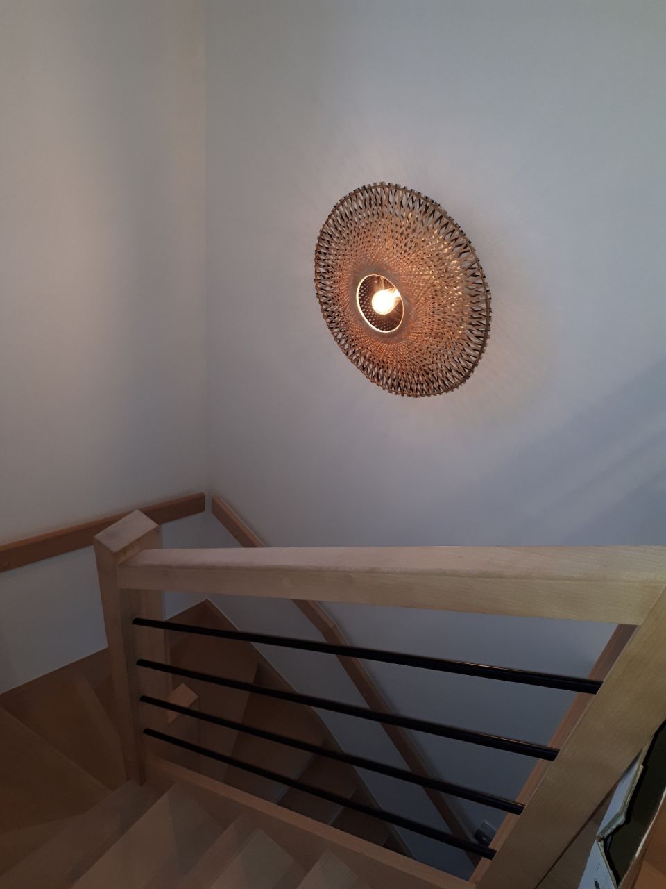 Luminaire de l'escalier