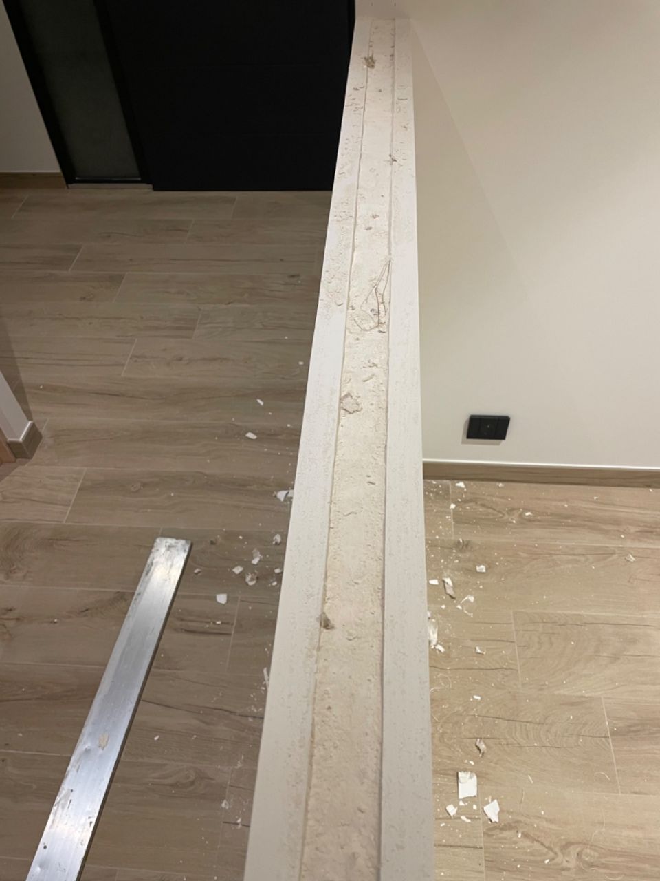 Début pose verrière