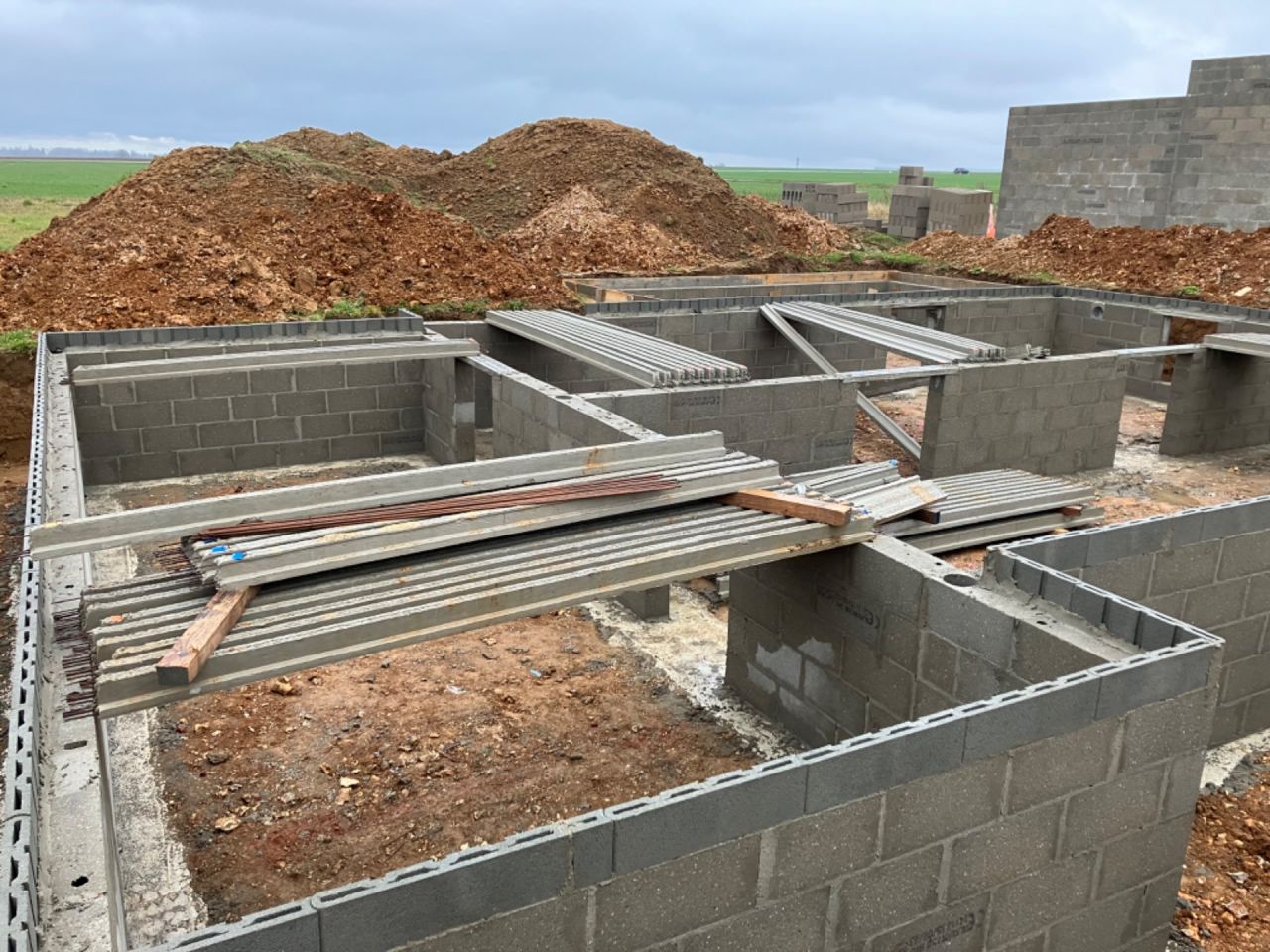 Livraison du plancher