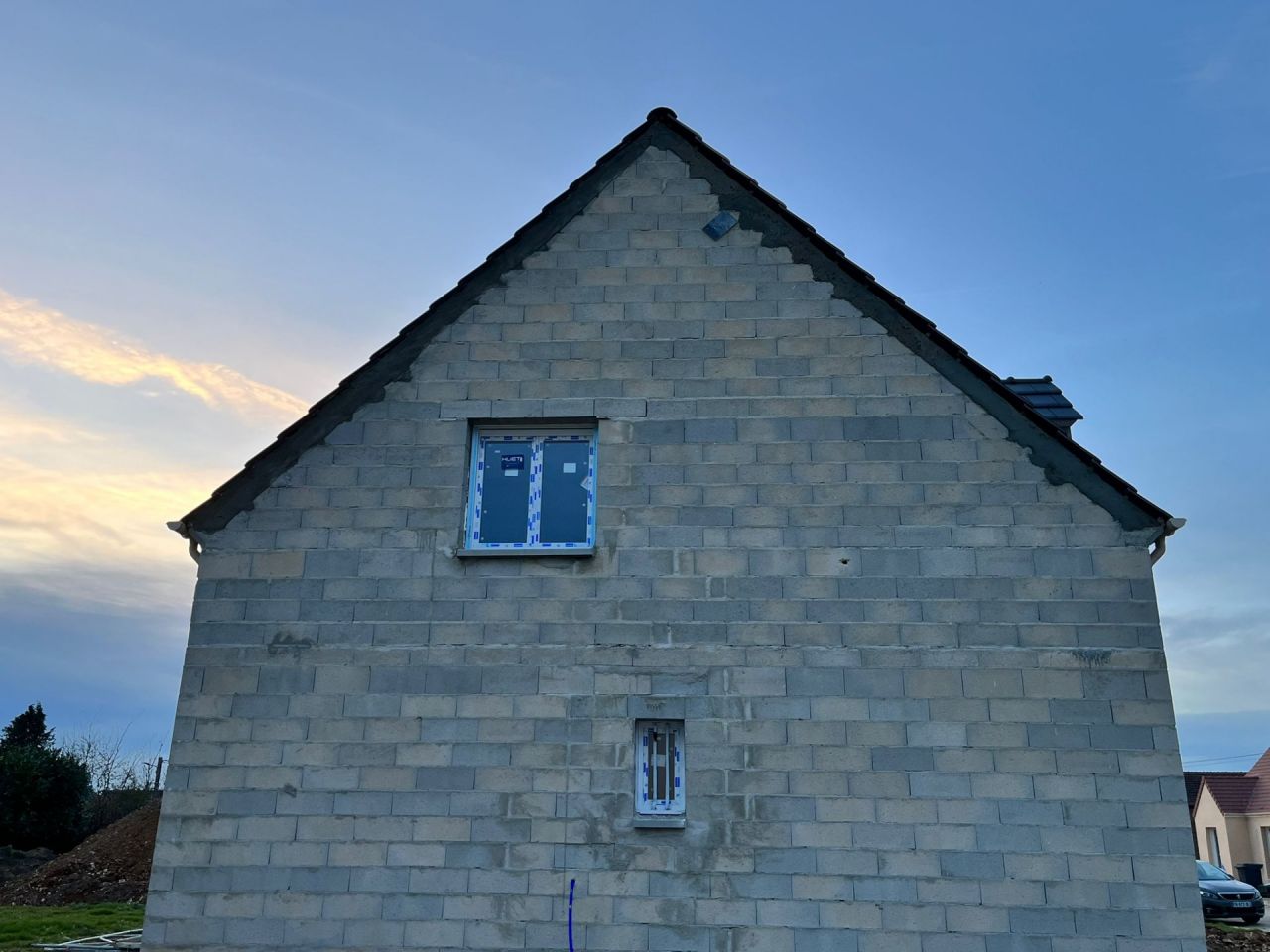 Pignon droit maison