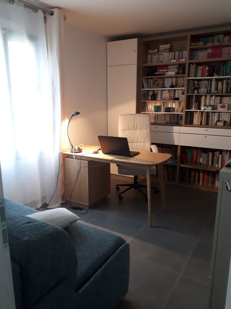 Aménagement du bureau - chambre d'amis