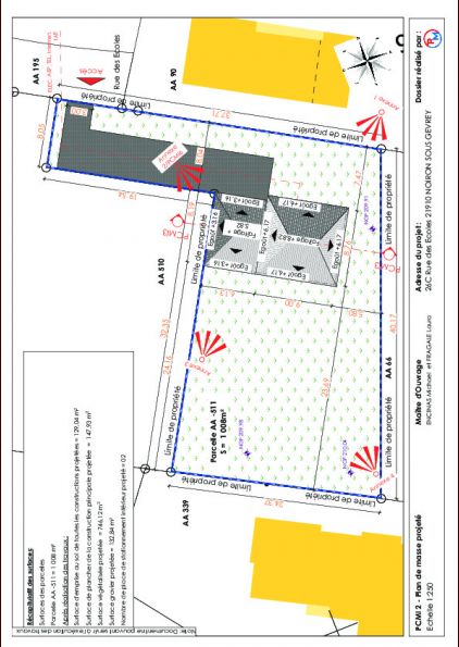 Plan de masse projet