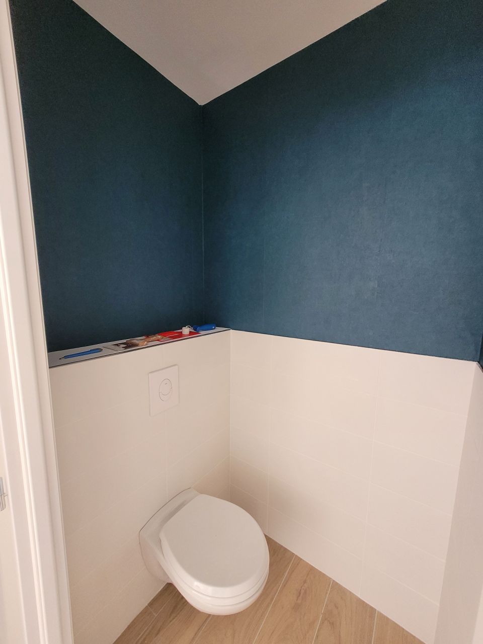 WC étage - Papier peint