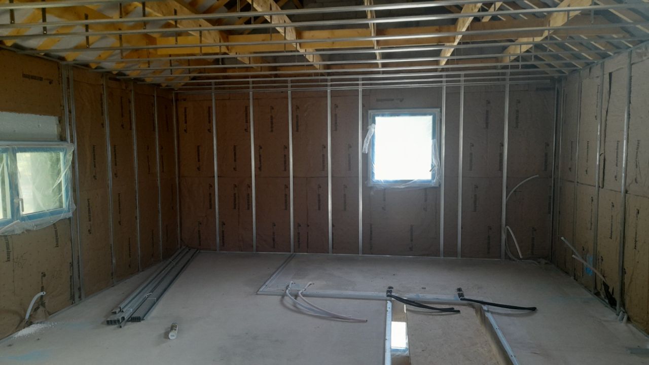 Installation des réseaux sanitaire, chauffage et électricité 3.