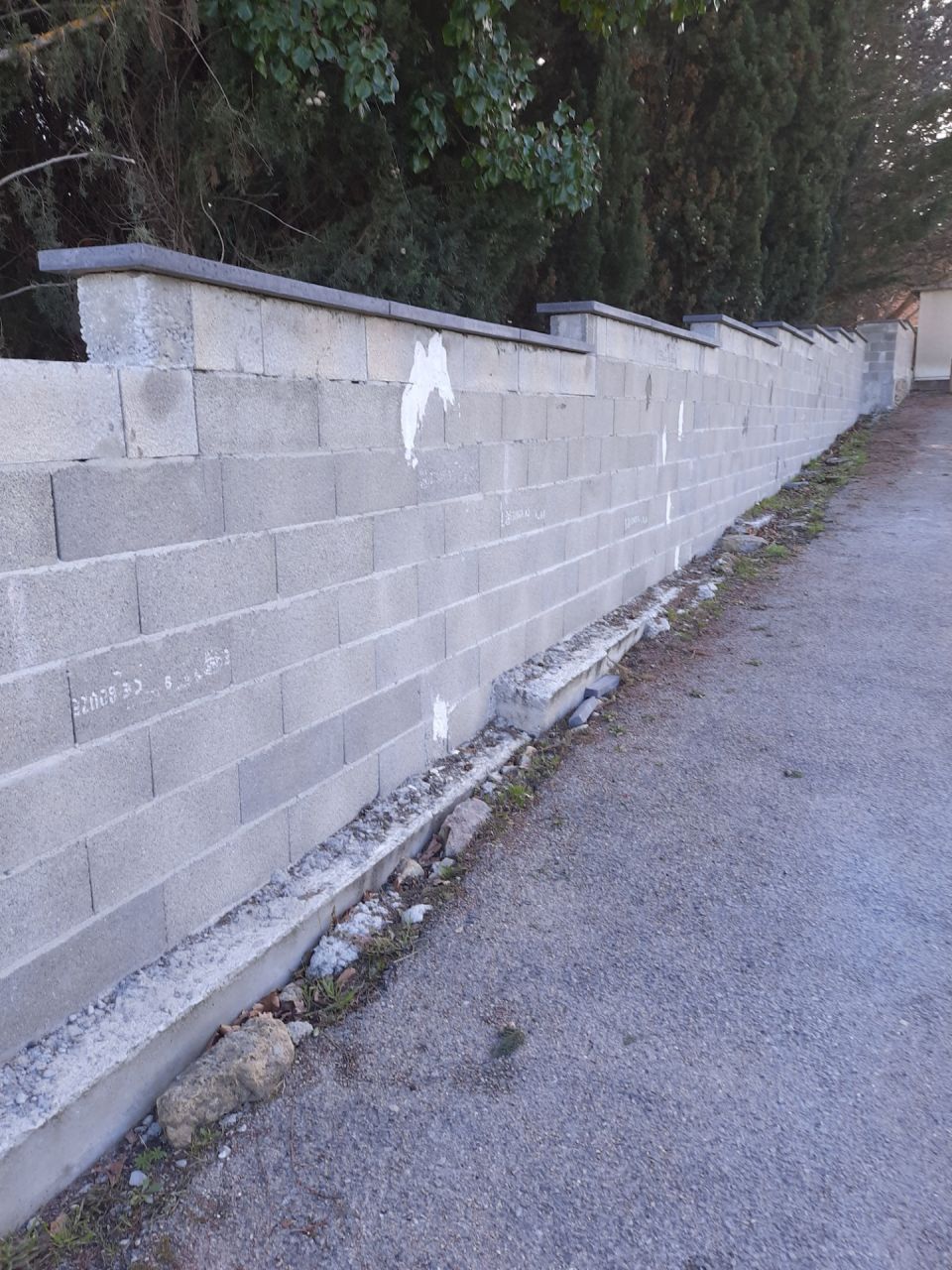 Mur de cloture