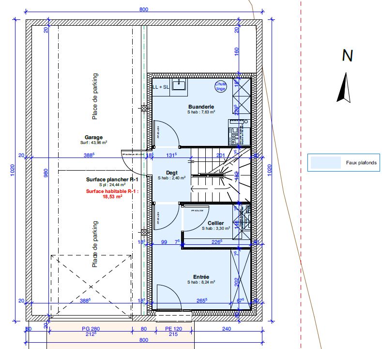 Plan du sous-sol