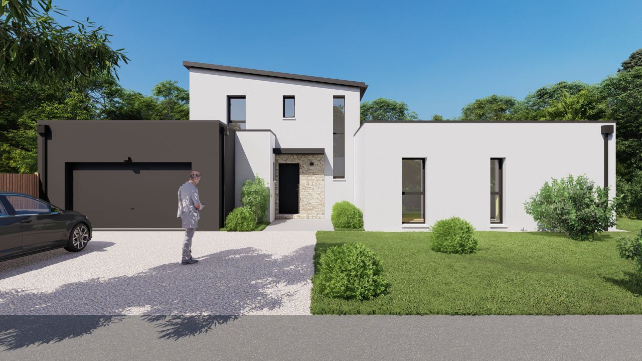 Vu de la maison côté rue