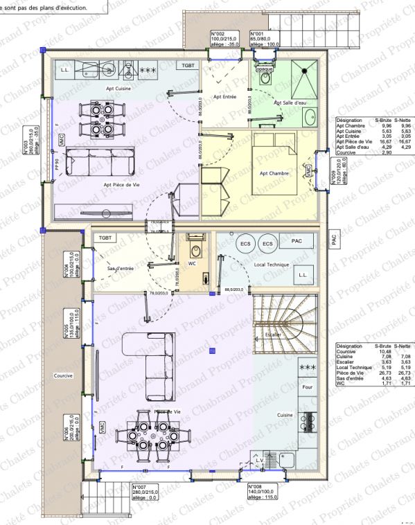 Plan maison RDC