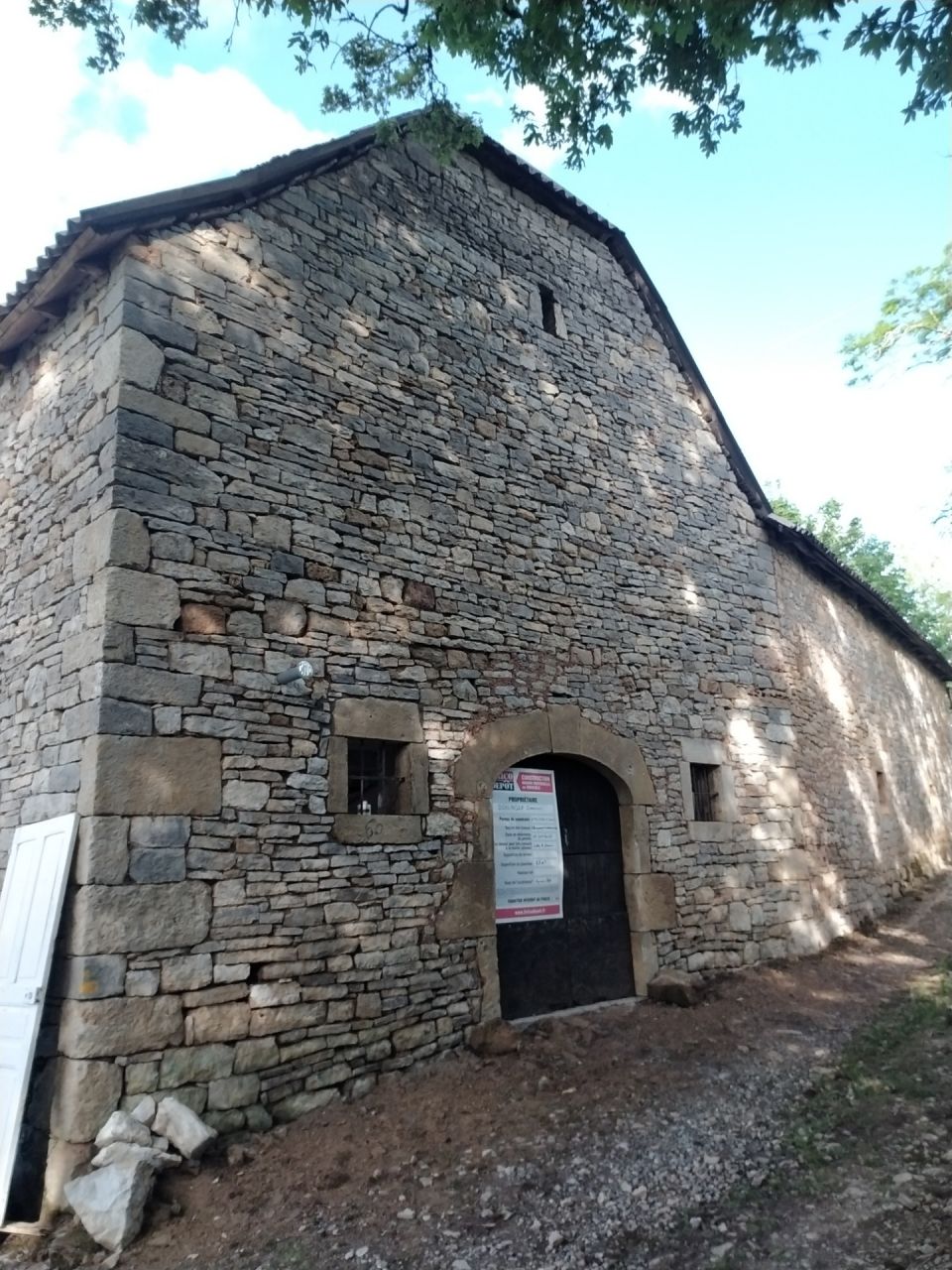 Nettoyage pignon sud