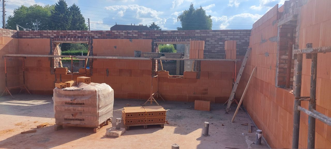 Finalisation des murs