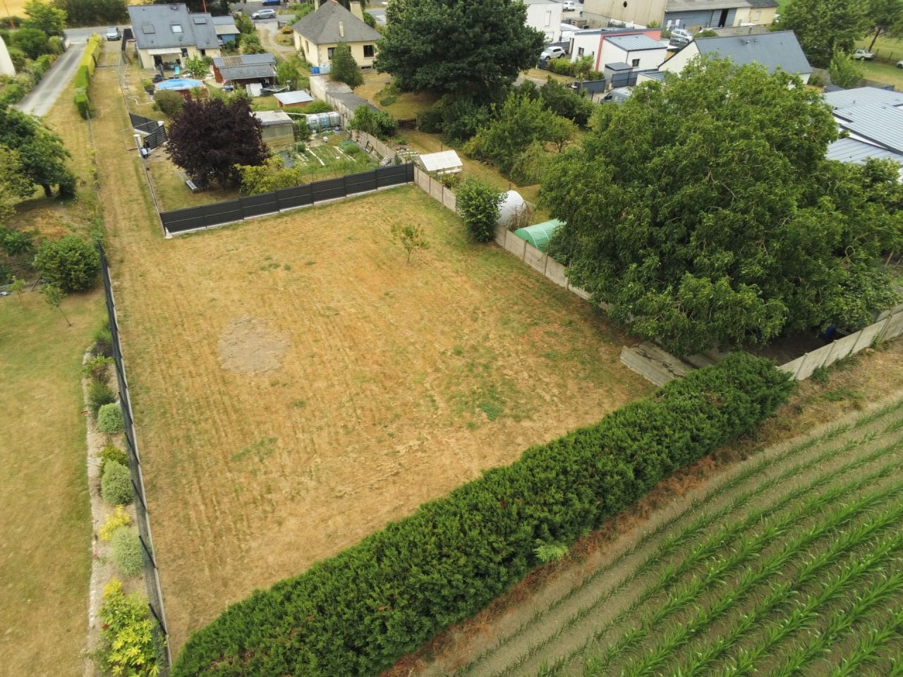 Vue arienne avant travaux