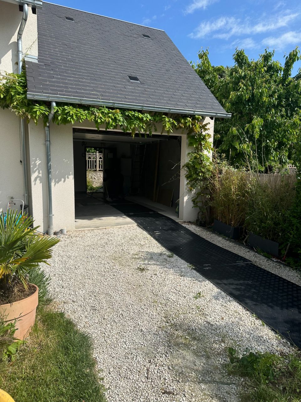 Passage de la pelleteuse