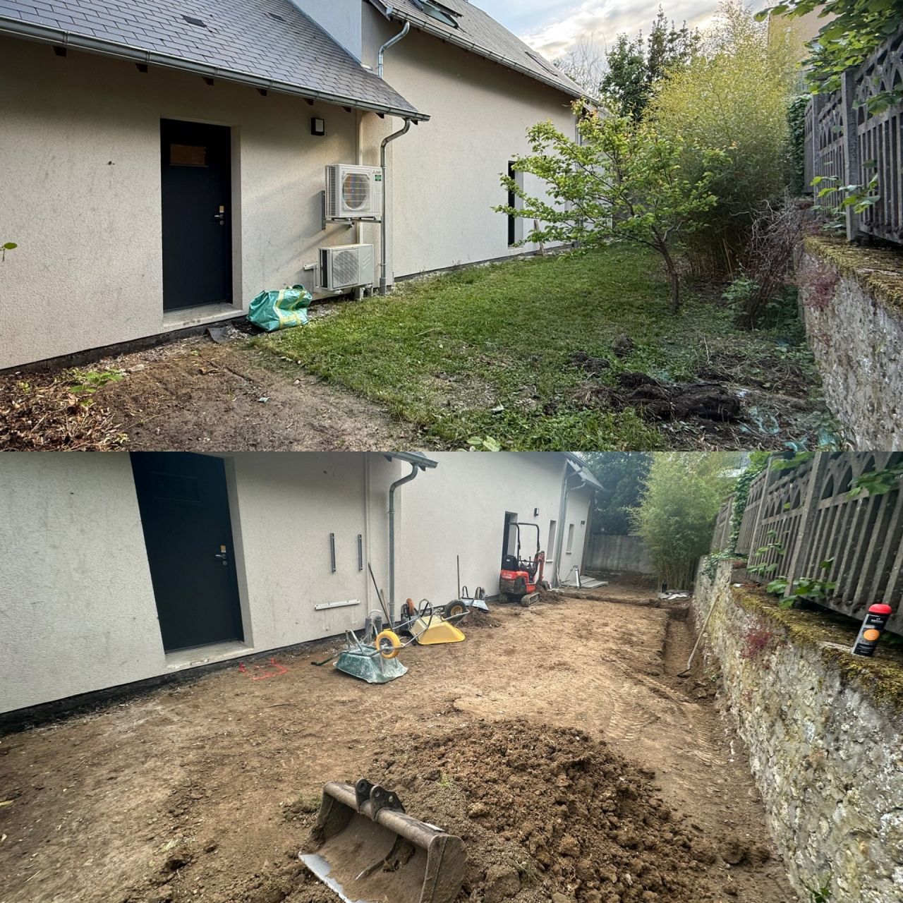 Dbut des travaux de terrassement - ouverture du chantier
