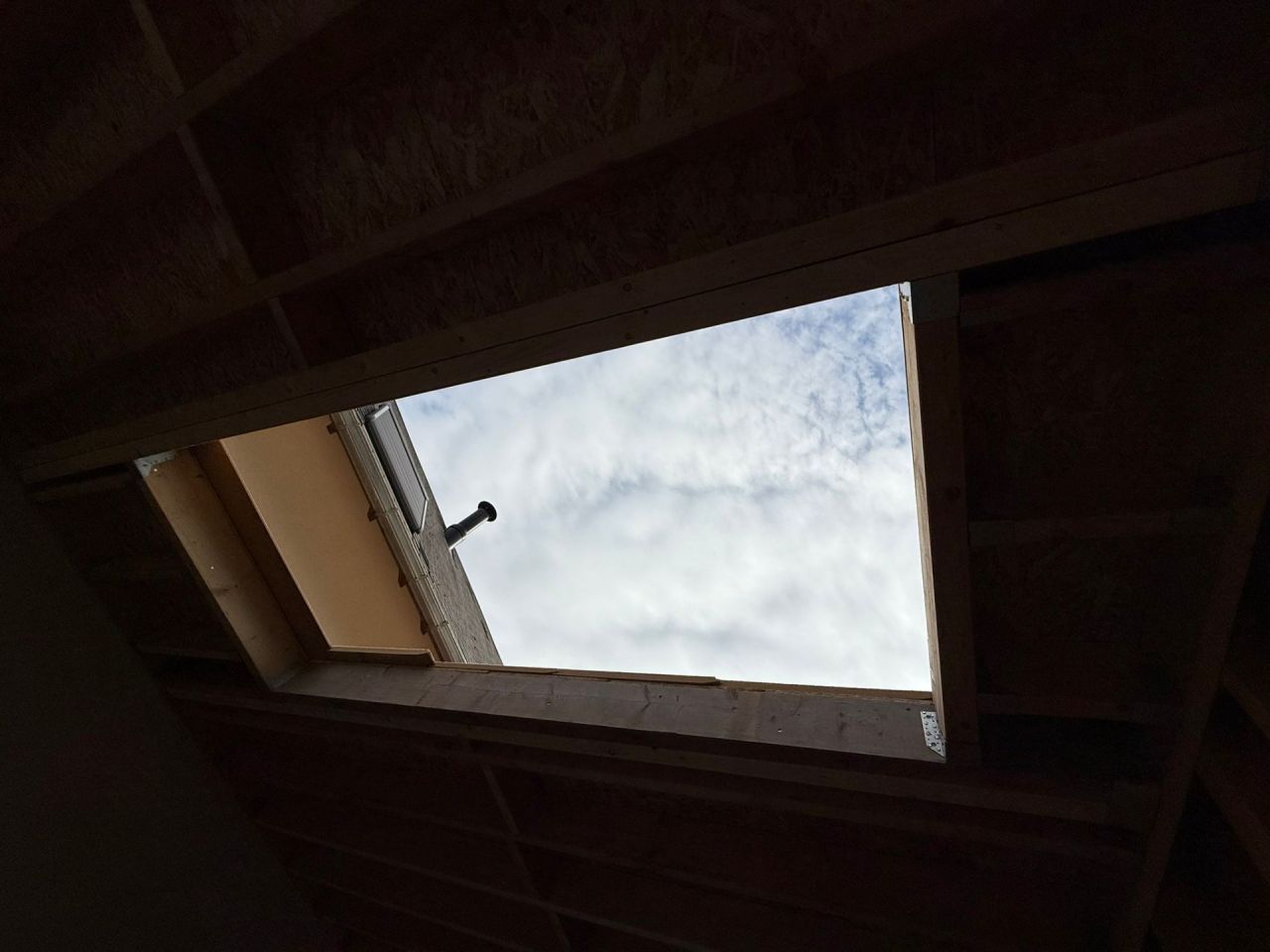 Ouverture pour la verrire Velux
