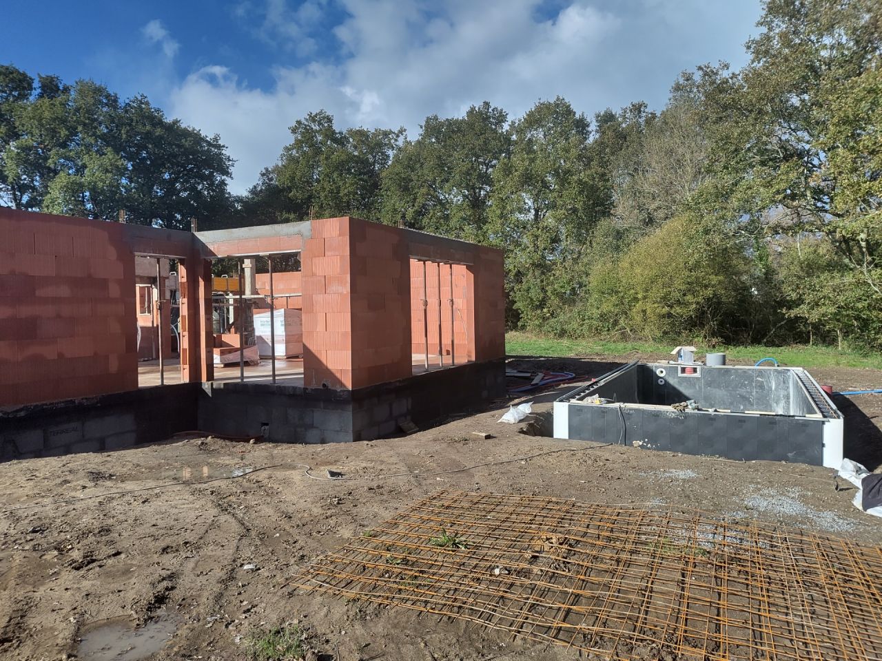 Position de la piscine