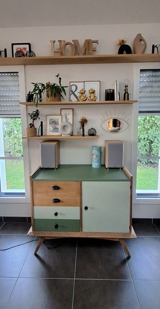 Nouvelle peinture pour notre petit meuble adoré