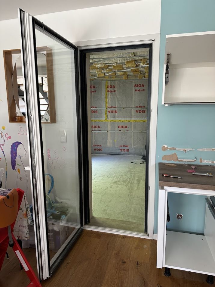 Porte fenetre � retirer