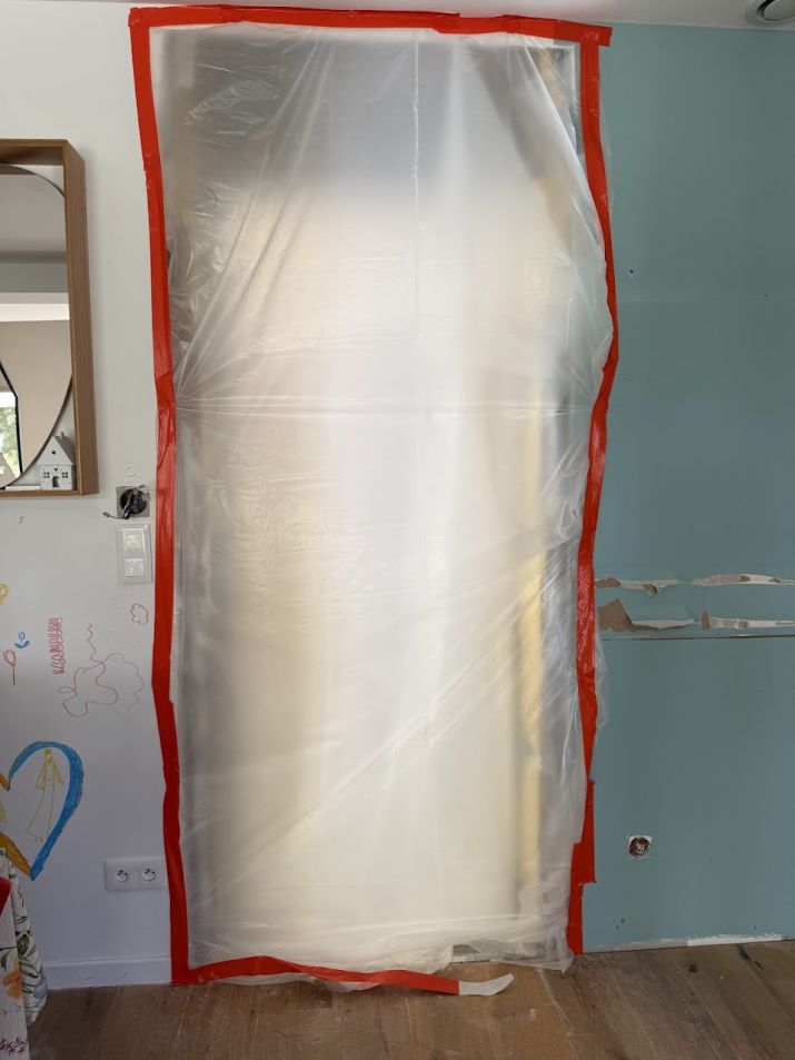 Retrait de la porte fen�tre