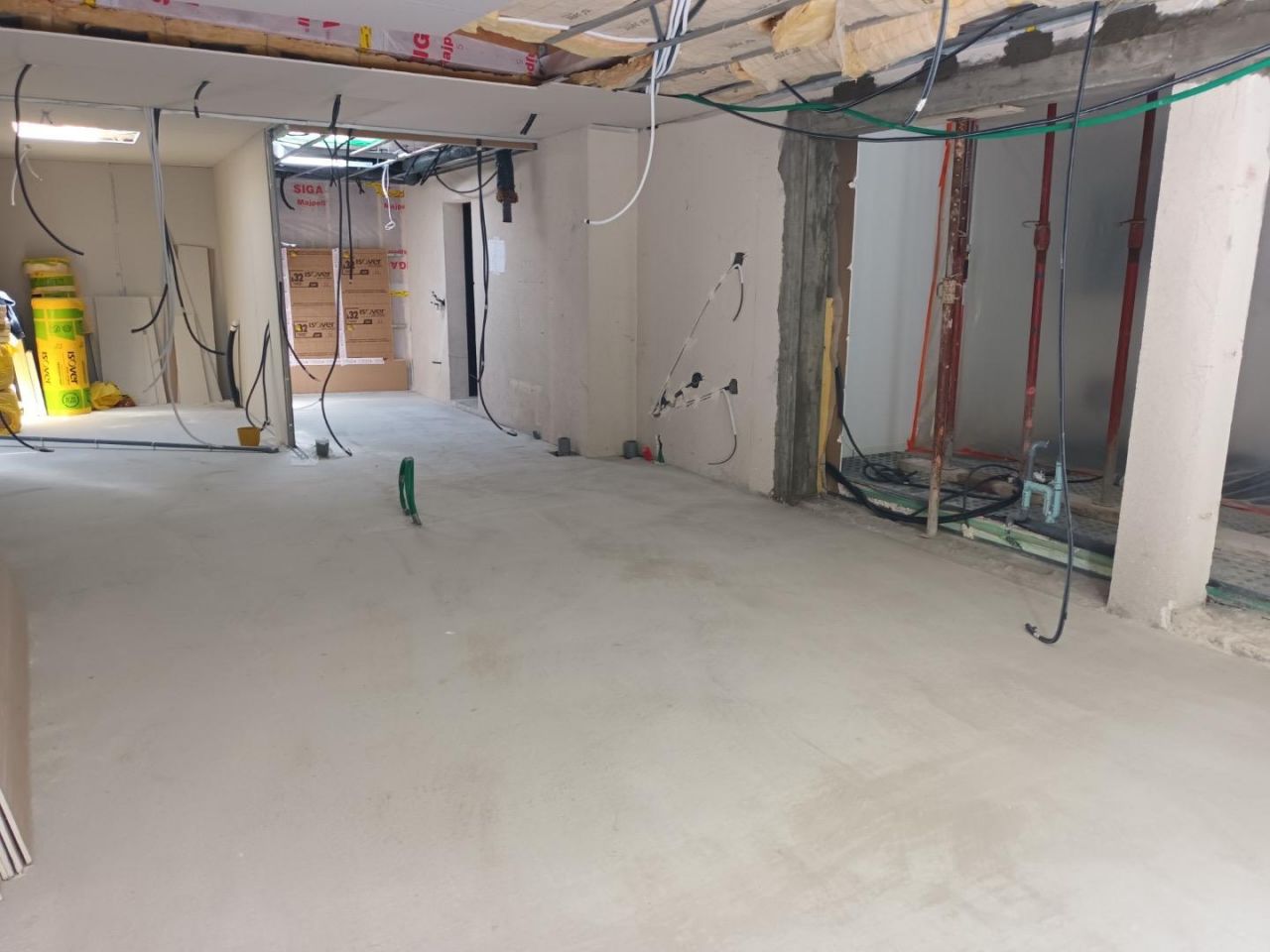 Ouverture des murs et cloisonnage