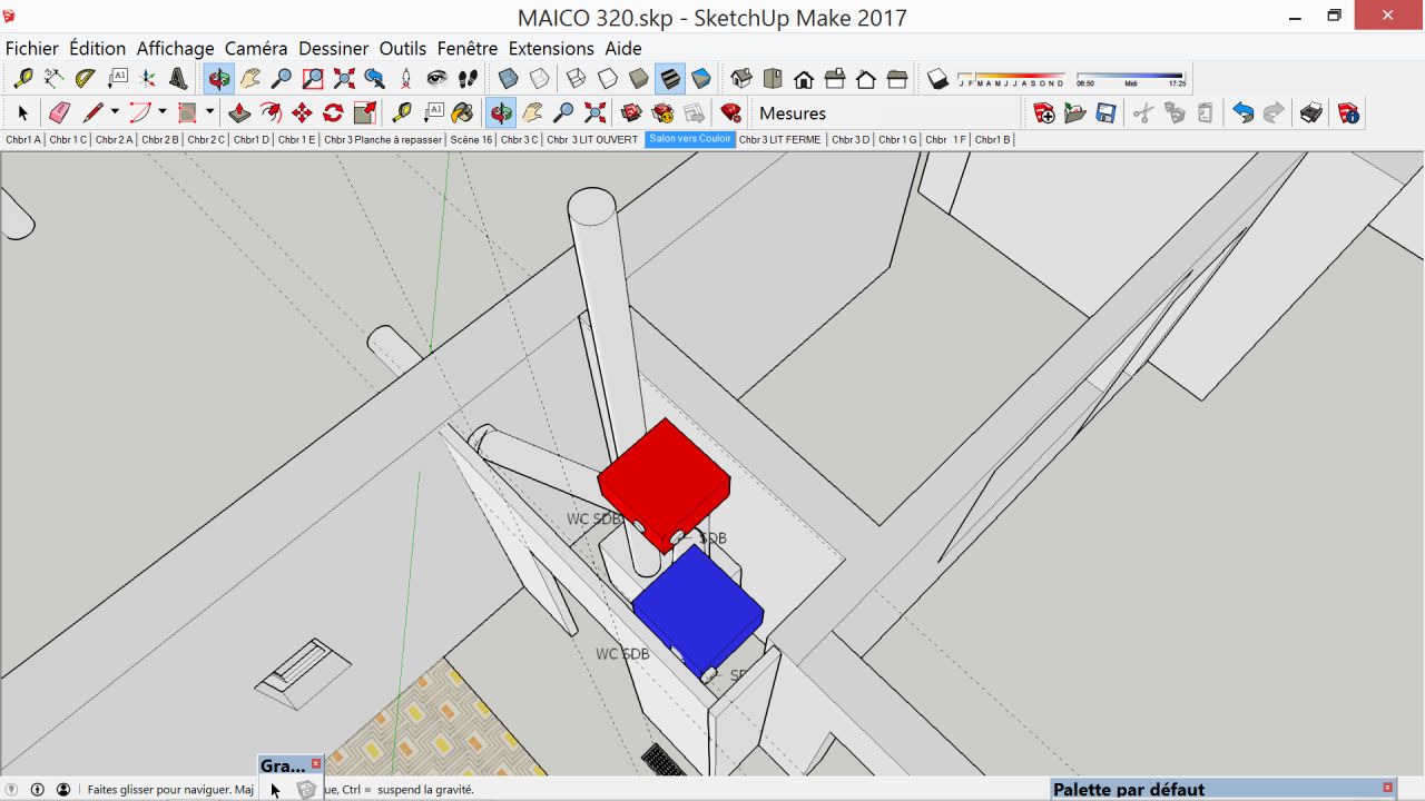 installation caisson VMC DF avec les deux collecteurs