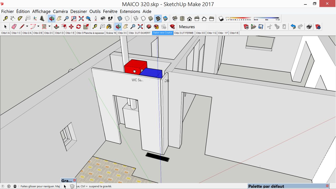 installation caisson VMC DF avec les deux collecteurs