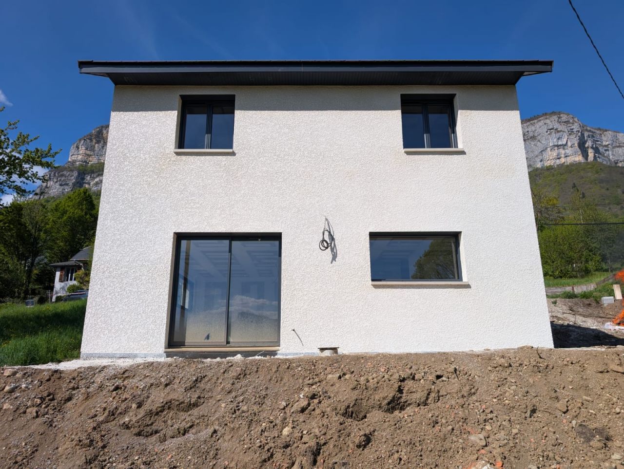 Enduit termin&eacute;
Colorie blanc