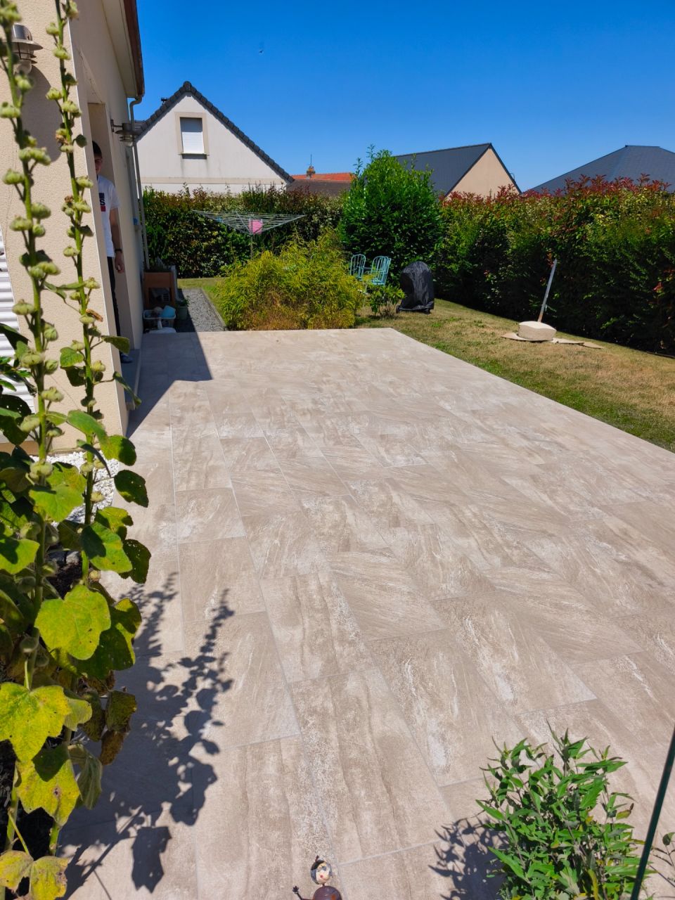 Carrelage terrasse de chez Aubade