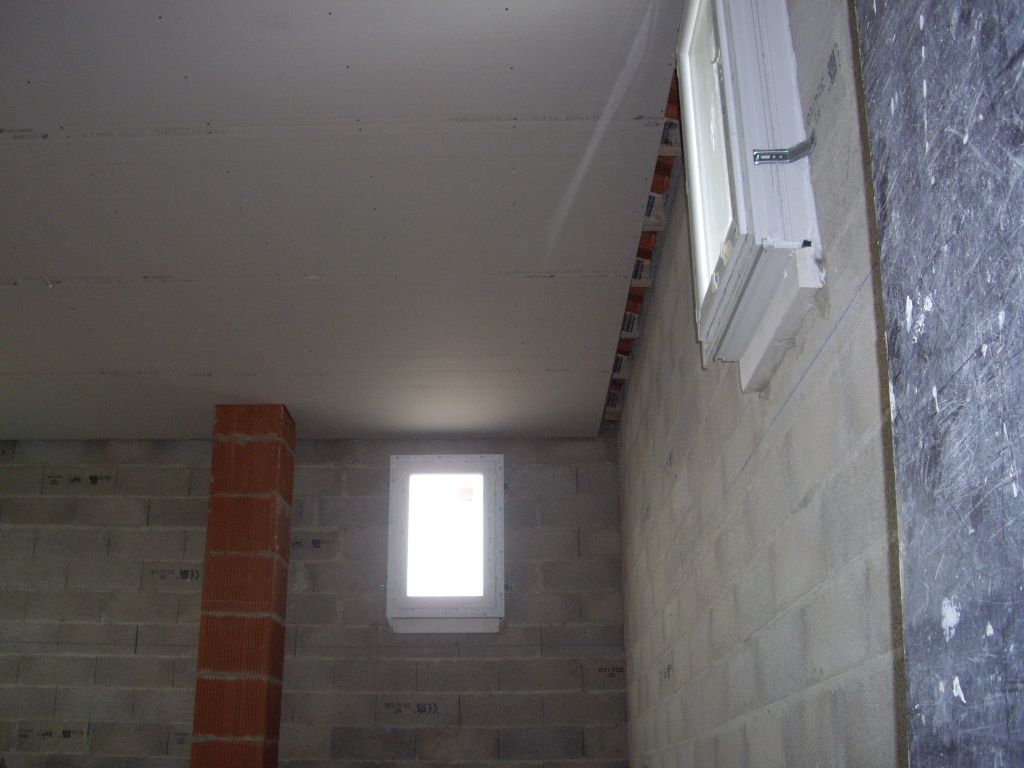 mise en place du plafond