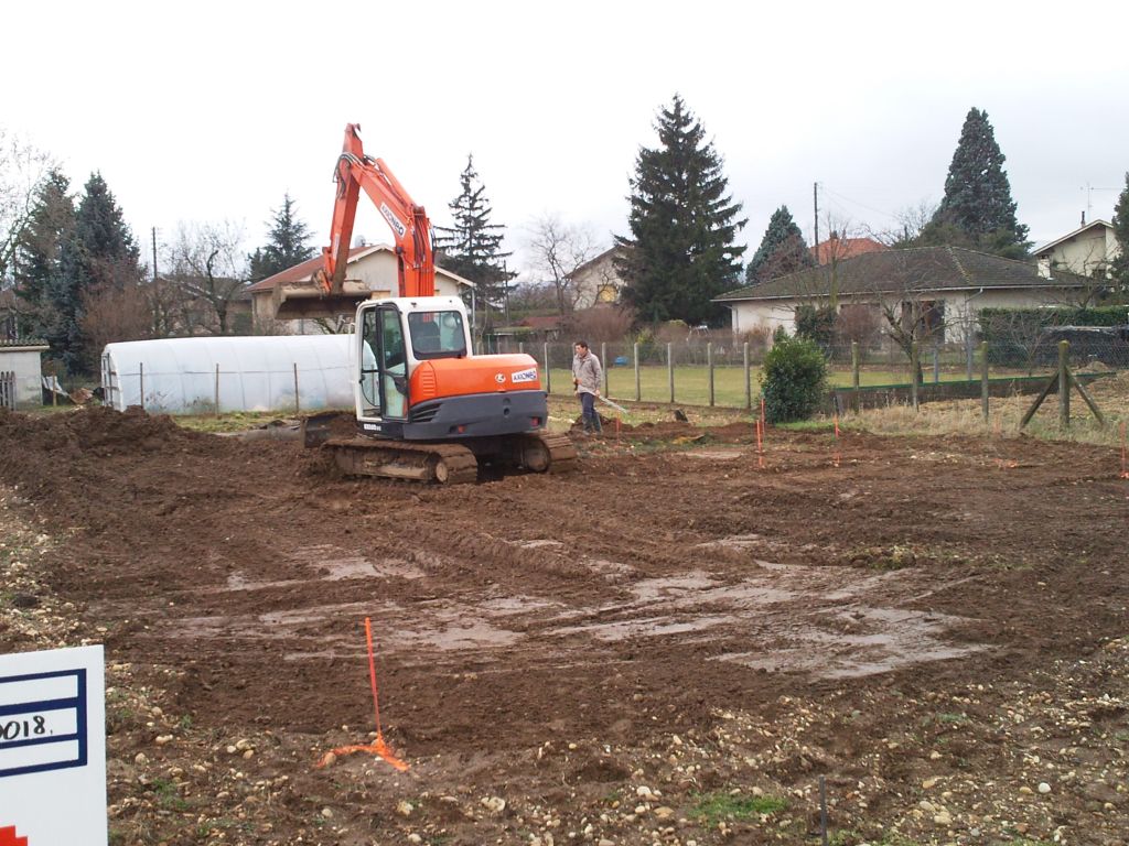 Terrassement en cours