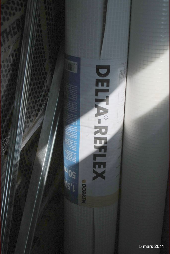 membrane pare vapeur et étanchéité à l'air pour les plafonds DELTA REFLEX de chez DÖRKEN