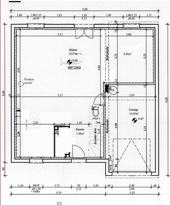 plan rdc modifi