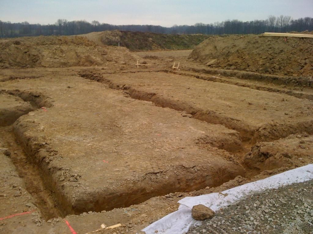 terrassement des fouilles