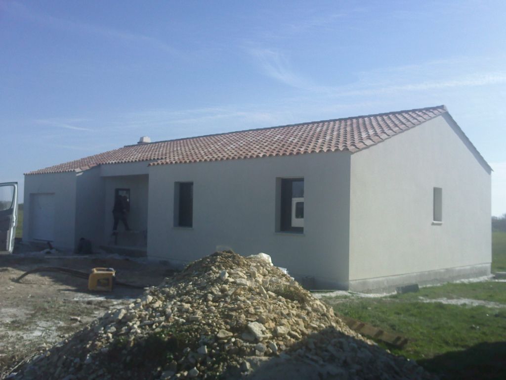 enduit terminé